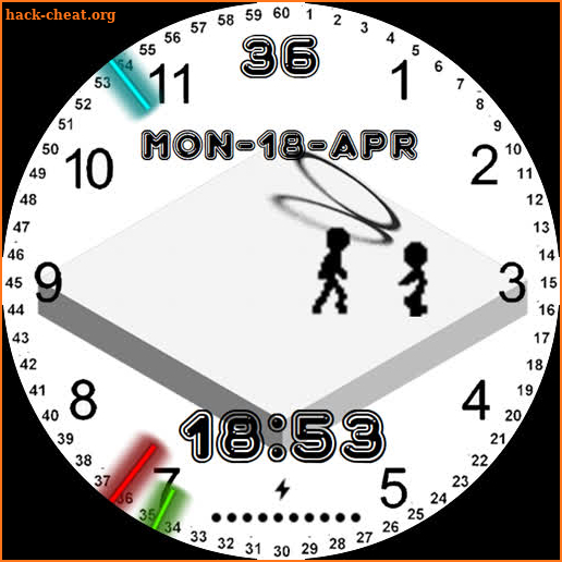 Stick Men Fight 2 Watch Face screenshot