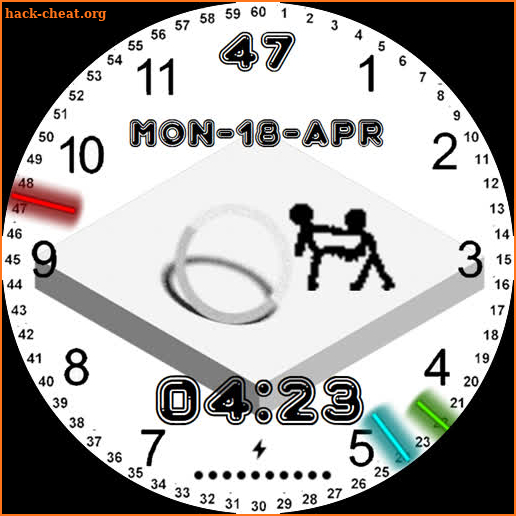 Stick Men Fight 2 Watch Face screenshot