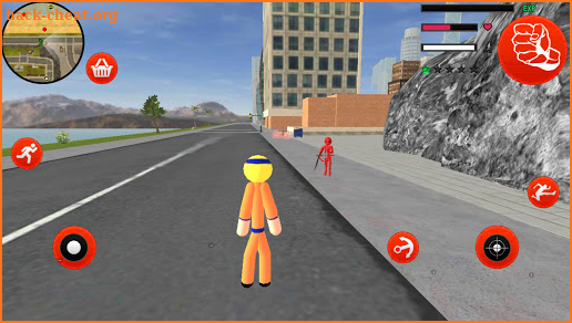 Stick Ninja Rope Hero Ninja Gangstar Crime Fight screenshot