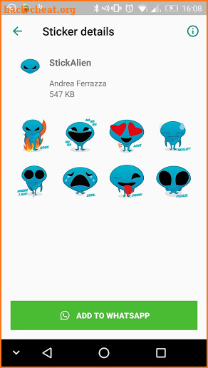 StickAlien - Stickers for Whatsapp screenshot