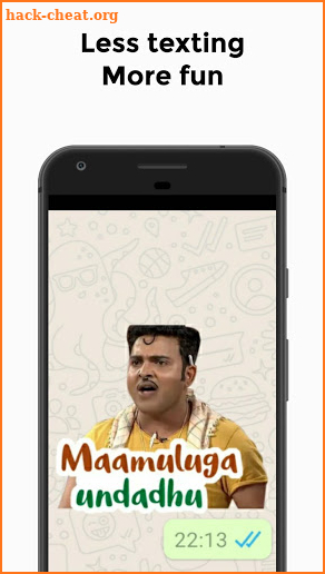 Sticker Babai - WAStickerApps Telugu Stickers screenshot