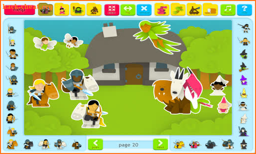 Sticker Book 2: Fantasy World screenshot