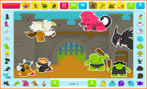 Sticker Book 2: Fantasy World screenshot