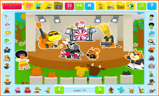 Sticker Book 3: Animal Town screenshot