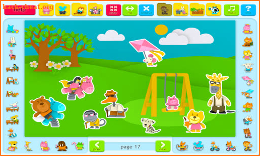 Sticker Book 3: Animal Town screenshot