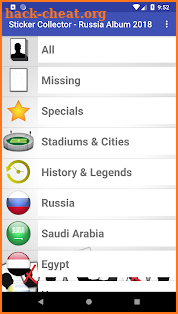 Sticker Collector - Russia Album 2018 screenshot