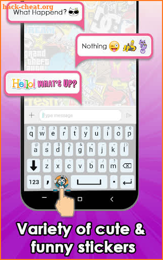 Sticker Keyboard - Cute and Funny Stickers screenshot