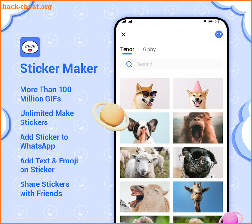 Sticker Maker - Create Emoji Stickers for WhatsApp screenshot