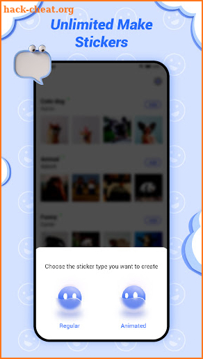 Sticker Maker - Create Emoji Stickers for WhatsApp screenshot
