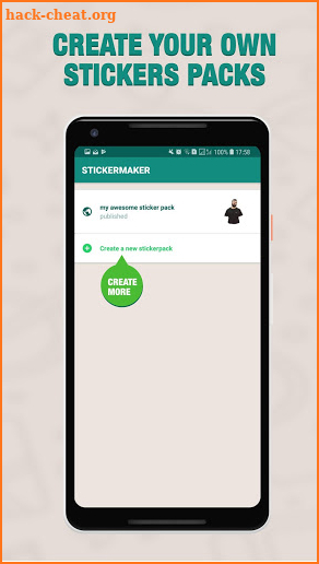 Sticker maker for WhatsApp screenshot