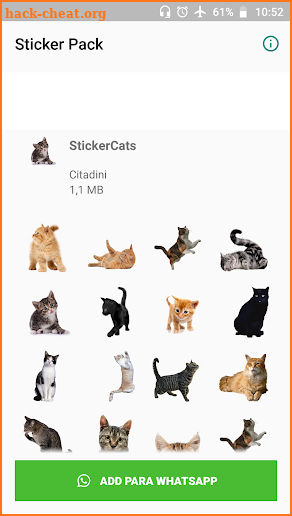 StickerCats screenshot