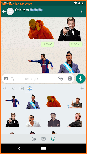 Stickers Argentina screenshot