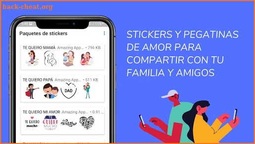 Stickers de amor screenshot