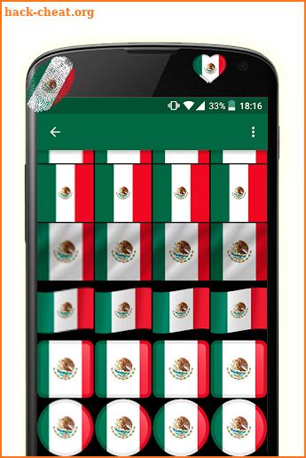 Stickers de Banderas de México screenshot