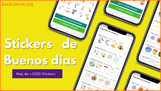 Stickers de buenos días screenshot