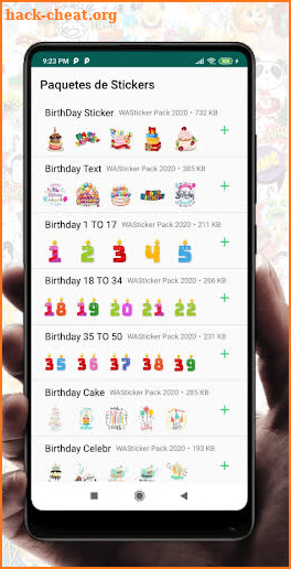 Stickers de Feliz Cumpleaños 🎂 Happy Birthday screenshot