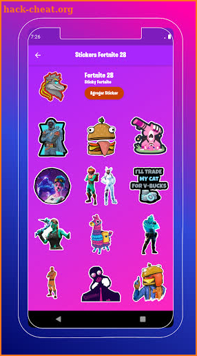 🎮Stickers de Fortnite Battle Royale para Whatsapp screenshot