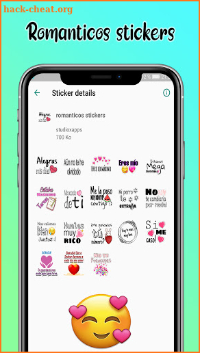 Stickers de Gracias - Románticos WAStickerApps screenshot