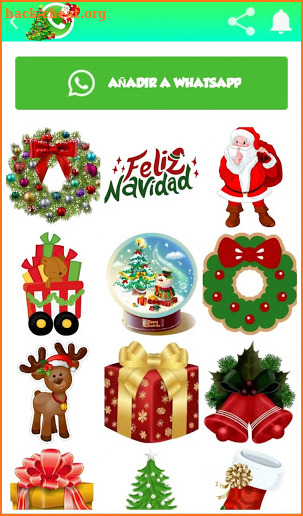 stickers de navidad para whatsap screenshot