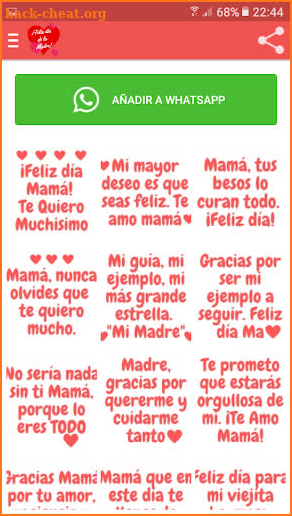 Stickers dia de las madres para whatsapp screenshot