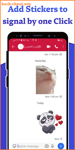Stickers For Signal Chat screenshot