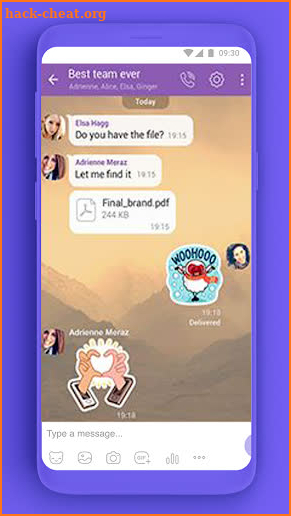 Stickers for Viber Messenger & Video Call 2020 screenshot