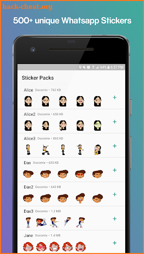 Stickers for Whatsapp - Docomix screenshot