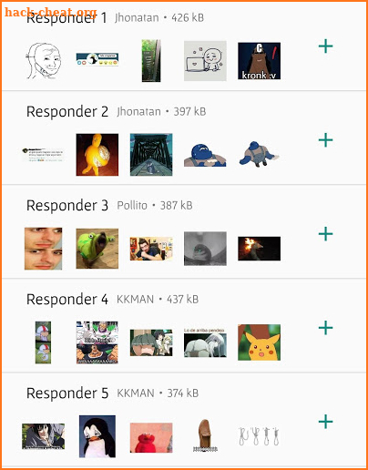 Stickers Graciosos para Responder WAS screenshot