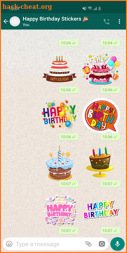 Stickers Happy Birthday 🎂 WAStickerApps Birthday screenshot