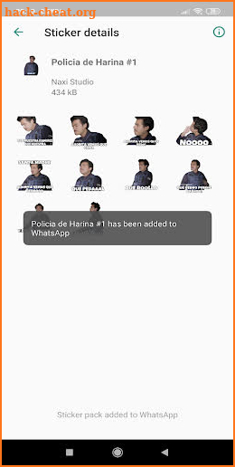 Stickers Policia de Harina Para WhatsApp screenshot