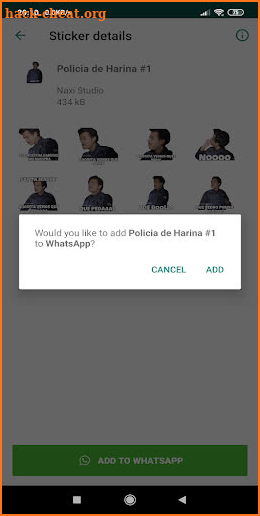 Stickers Policia de Harina Para WhatsApp screenshot