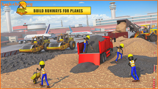 Stickman Airport Construction Excavator Simulator screenshot