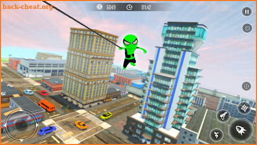 Stickman Amazing Rope Hero - Gangster Crime City screenshot