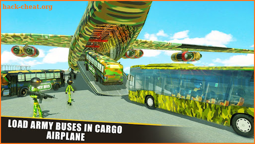 Stickman Army Cargo Airplane Transporter screenshot