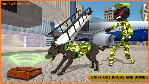 Stickman Army Dog Chase Crime Simulator screenshot