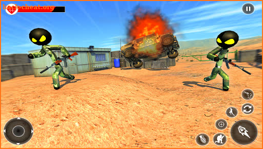 Stickman Army Fps Shooter - Stickman Counter Game screenshot