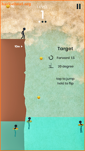 Stickman Cliff Diver screenshot