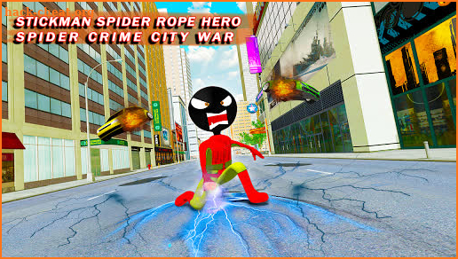 Stickman Crime City War - Stick Rope Hero Game screenshot