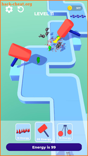 Stickman Defense: Traps and Barriers screenshot