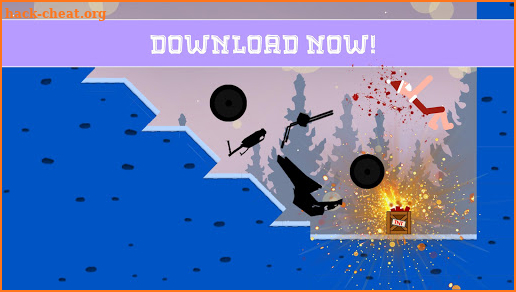 Stickman Dismounting Falling screenshot