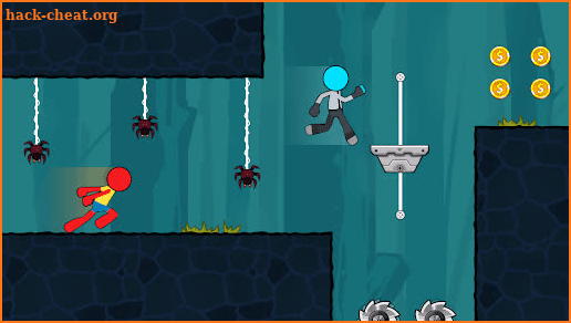 Stickman Duo - Red and Blue screenshot