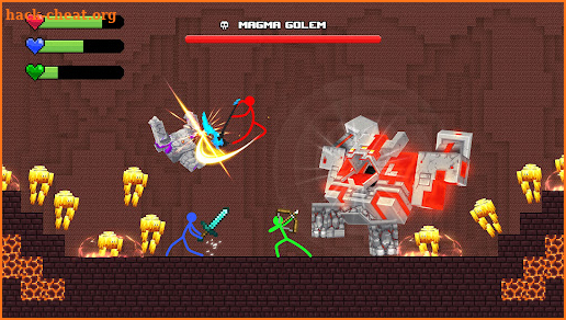 Stickman Fight Craft Adventure screenshot