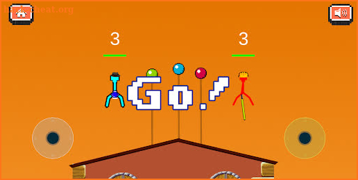 Stickman fight games 2 player screenshot