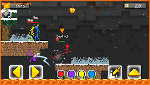 Stickman Fight In WorldCraft screenshot