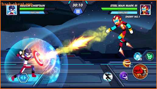 Stickman Fighter Infinity - Super Action Heroes screenshot