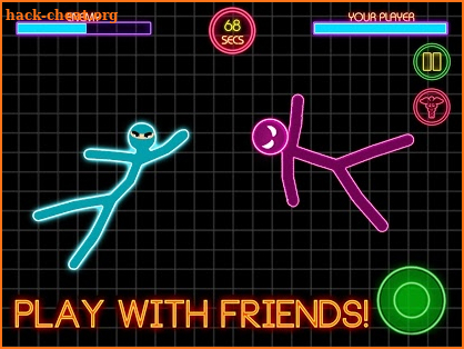 Stickman Fighting Games Lightsaber Stick War screenshot