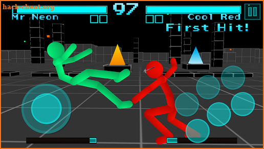 Stickman Fighting: Neon Warriors screenshot