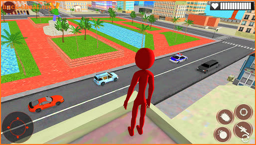 Stickman Monster Rope Hero: City Crime Simulator screenshot