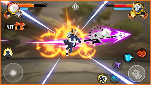 Stickman Ninja - 3v3 Battle Arena screenshot