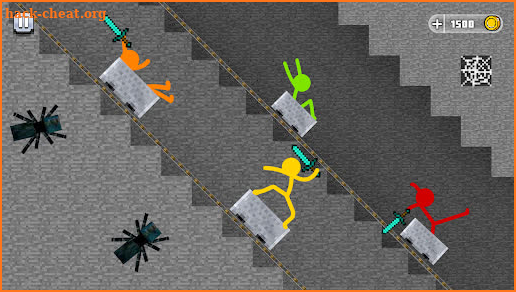 Stickman Parkour Race & Jump screenshot